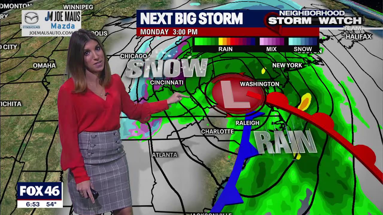Elisa Raffa - FOX46 Weather - Saturday, 11/28/20 - YouTube