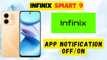 infinix Smart 9 Enable / Disable notifications || App Notification Off/On #infinix
