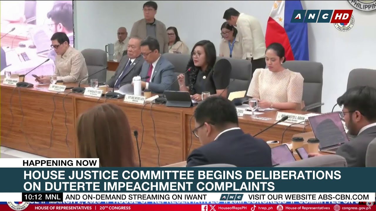 HAPPENING NOW: House begins deliberations on impeachment complaints vs VP Sara Duterte | ANC