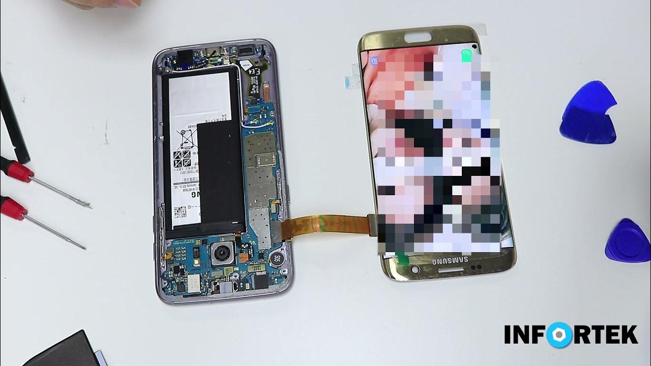 Samsung Galaxy S7 Edge Lcd Display Reparatur www.youtube.com