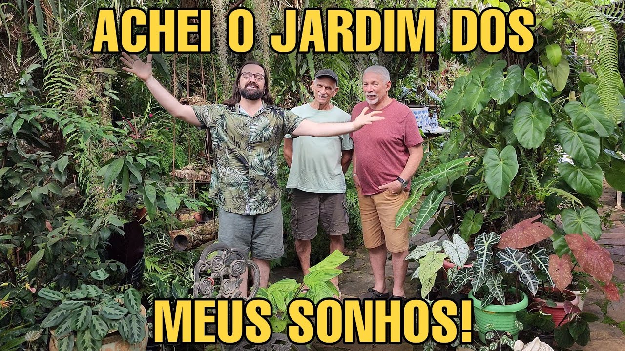 Ele MORA em um JARDIM ESTONTEANTE com plantas DESLUMBRANTES - Felicidade ABSOLUTA