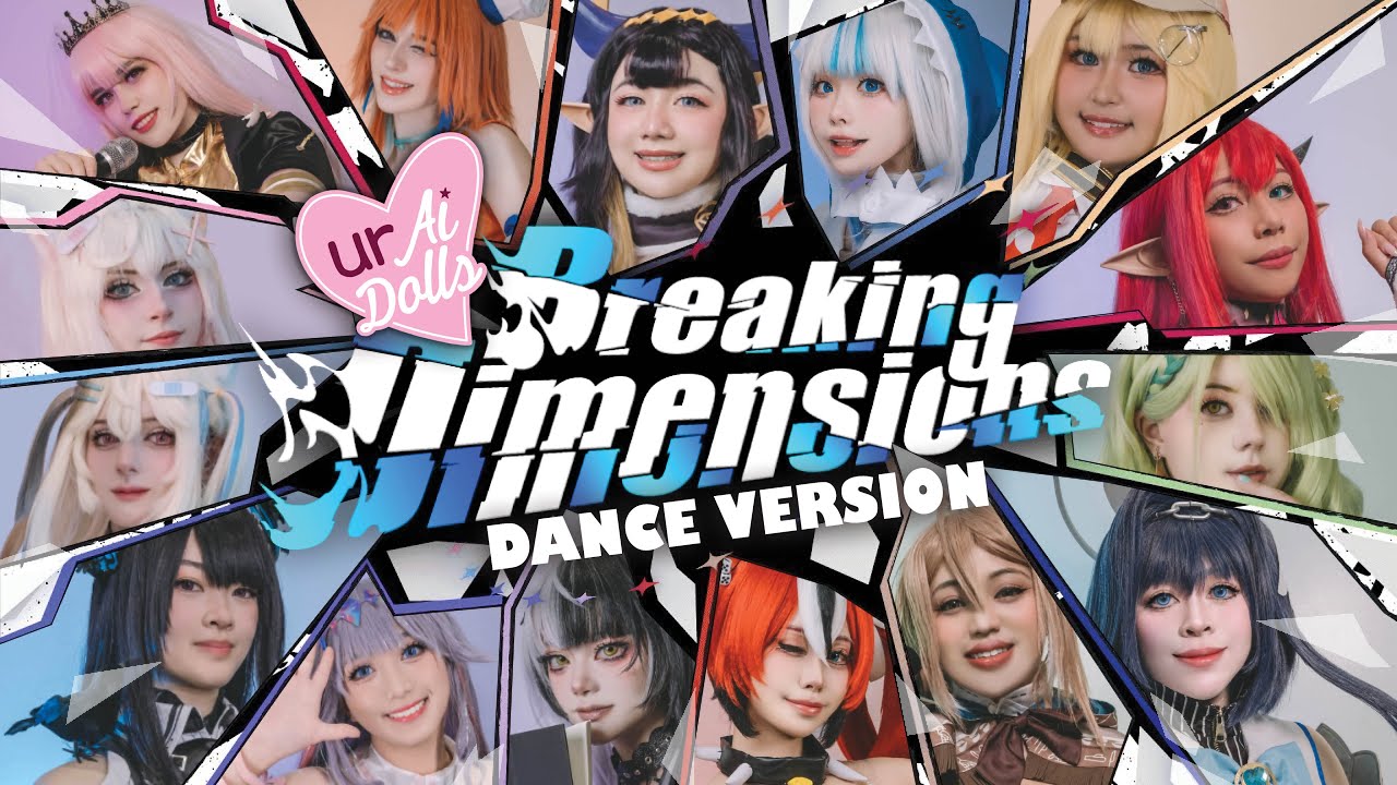 【urAiDolls】hololive EN - Breaking Dimensions を踊ってみた【Dance Cover】