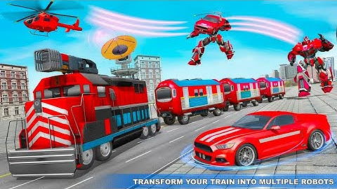 Train Robot Car Game 3D - Train Games - Andoid Gameplay Walkthrough