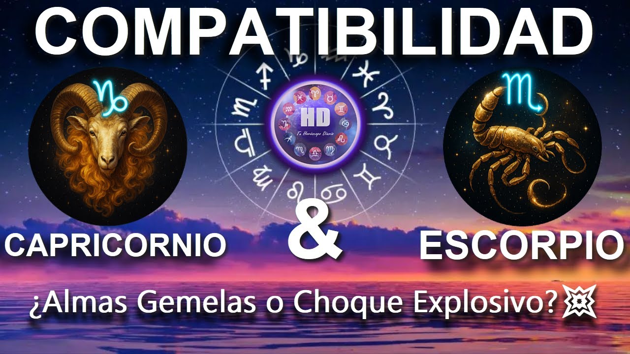 Capricornio y Escorpio: ¿Almas Gemelas o Choque Explosivo? 💥 ...
