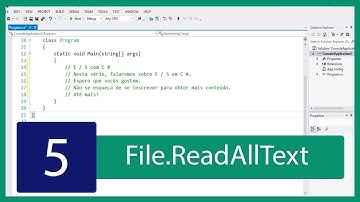 C# Tutorial de IO #5 - File.ReadAllText