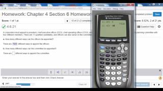 How to Find Permutations, Combinations, and Factorials on the Graphing Calculator