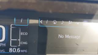 Setting the clock in your Toyota Prius prime advance