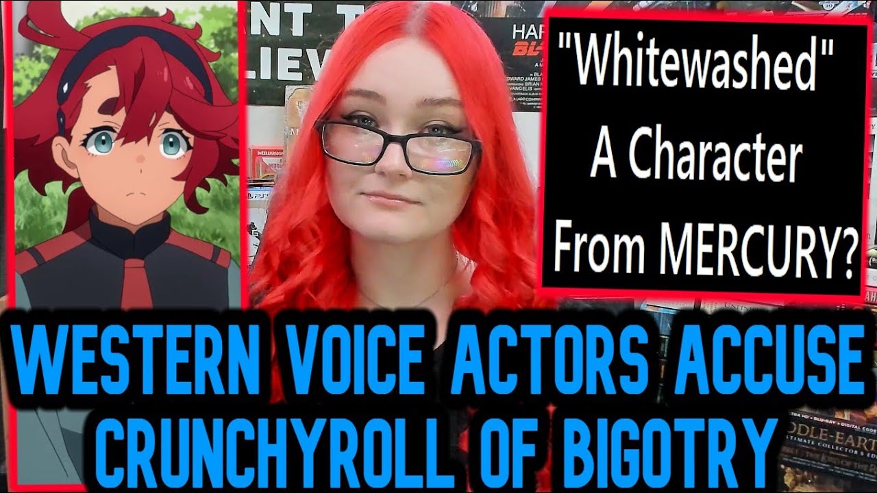 American voice actors complain about Crunchyroll putting a white VA to  voice Suletta