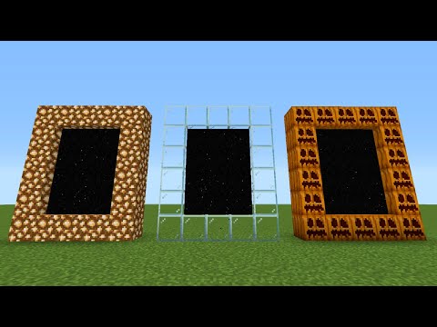 Any Blocks Nether portal (Mod Download in Description)