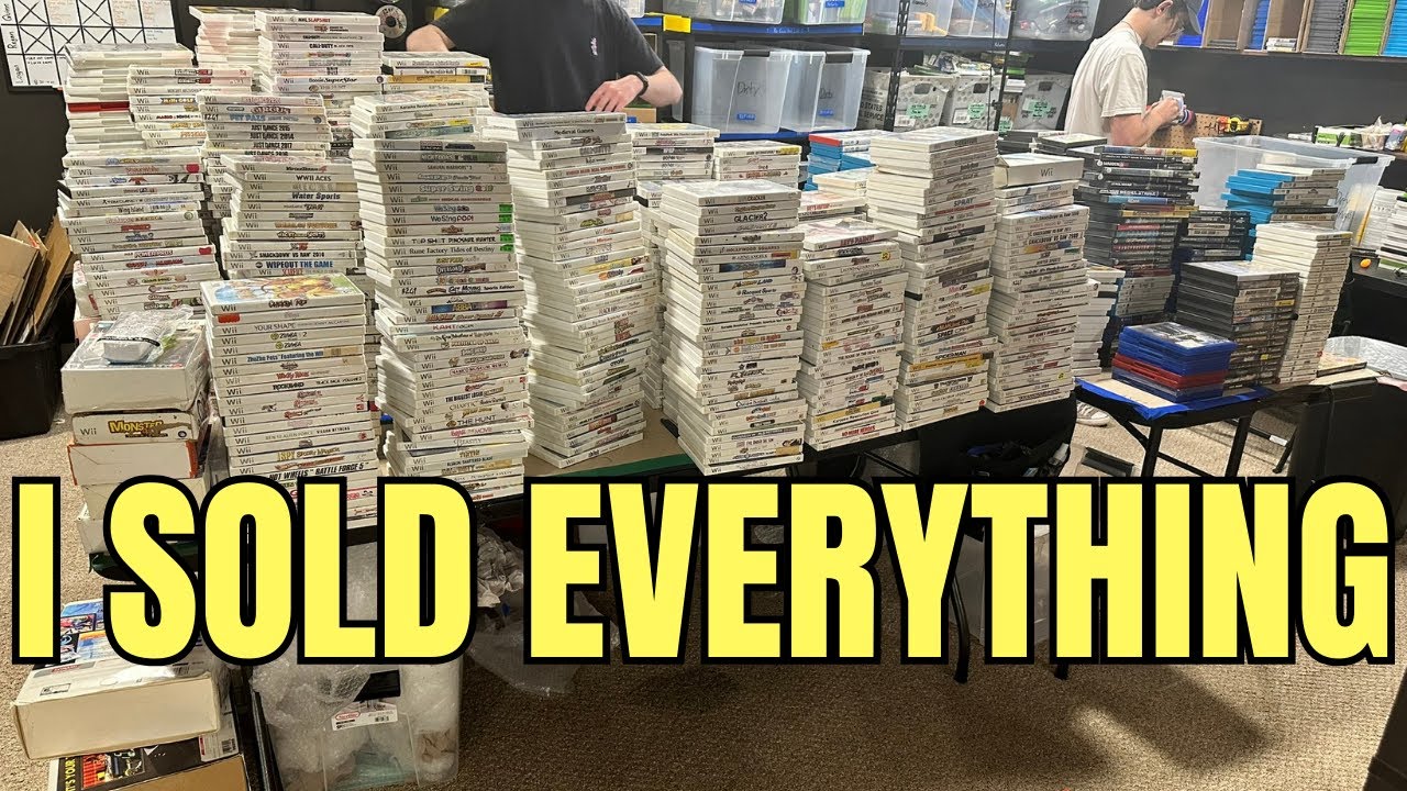 I sold my ENTIRE Retro video game collection!