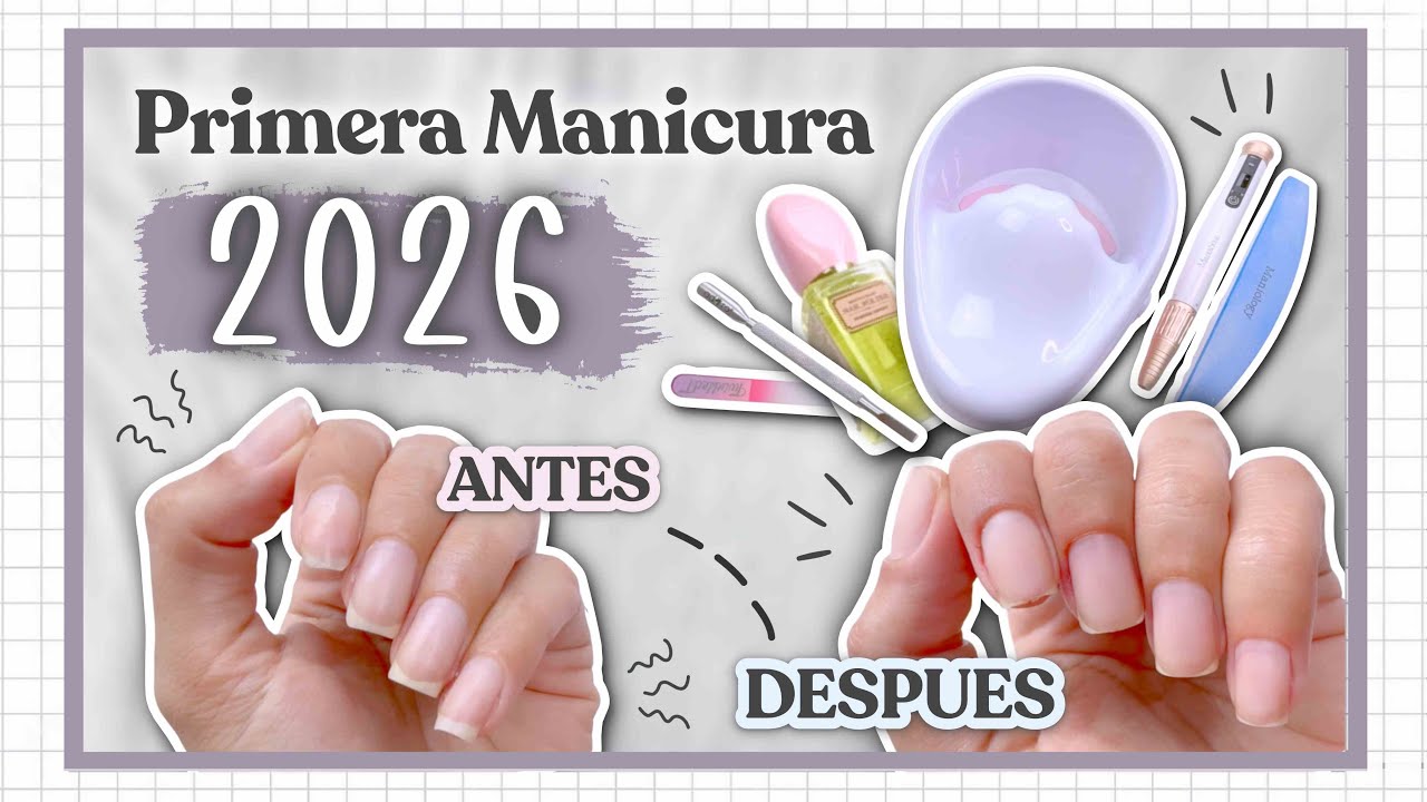 👉 UÑAS ROTAS Y ENCARNADAS 😱 | CORTE Y PRIMERA MANICURA 2026