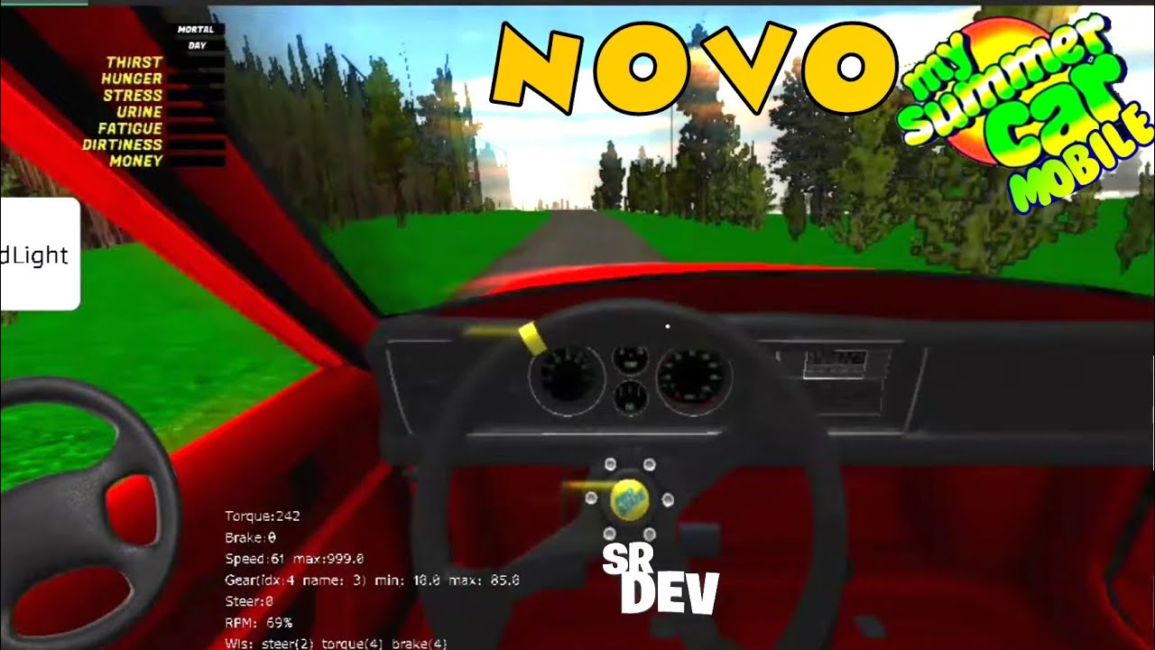 JOGUEI MY SUMMER CAR NO ANDROID !! 