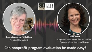 Can nonprofit program evaluation be made easy? Chari Smith
