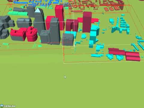 Cesium 3D Tiles - View Frustum Culling