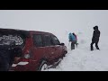 Попали в сильную метель. Зимний offroad выезд. Subaru in snow