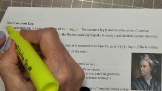 Precalculus BC Unit 4 Notes 3   Logarithm Properties and Graphs
