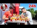 24 STUNDEN NUR KFC ESSEN !!!  Kelvin und Marvin - YouTube