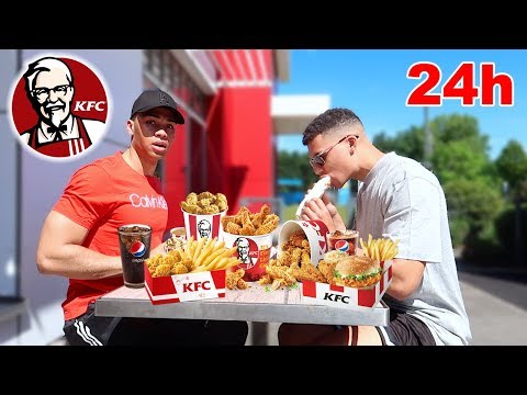 24 STUNDEN NUR KFC ESSEN !!! | Kelvin und Marvin
