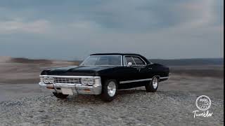Impala 1967 3D Model Turntable animation in a simple Scene