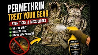 How I Treat Tactical Gear With Sawyer Permethrin | Stop Ticks &amp; Mosquitoes. 