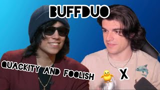 BuffDuo Moments Because They Be Flirting (Quackity and Foolish Gamers)