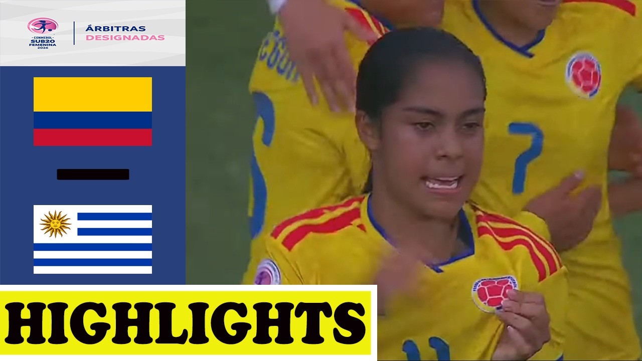 COLOMBIA vs URUGUAY | PARTIDO COMPLETO MELHORES MOMENTOS | CONMEBOL SUB20 FEMENINA 2026