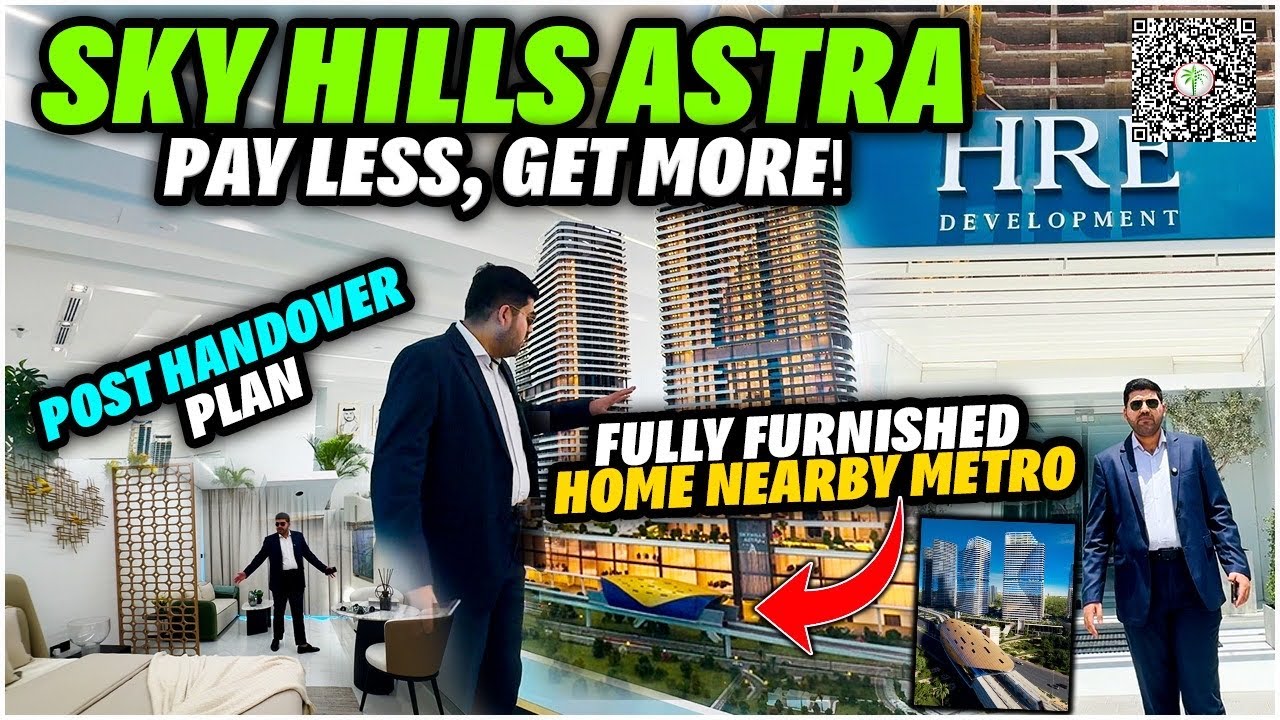Fully Furnished Premium Apartments Tour | Sky Hills Astra | Next To Metro 🚈 | Post handOver Plan