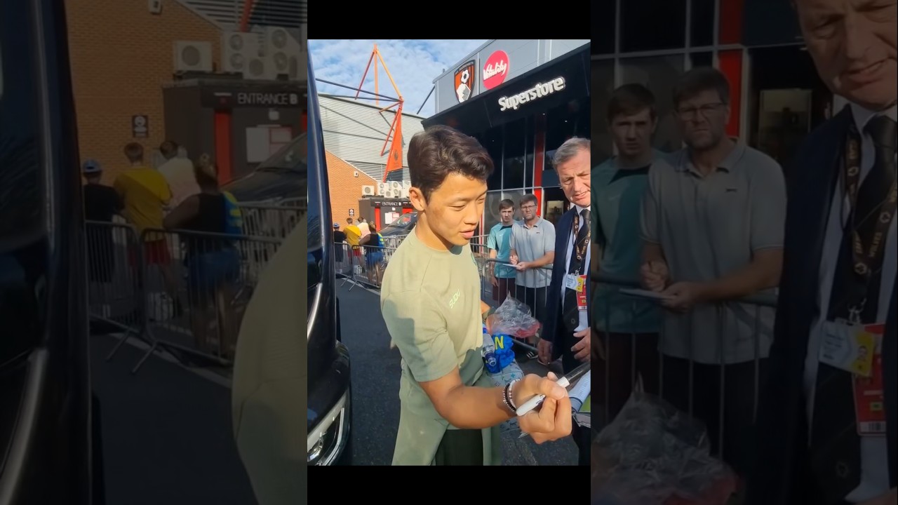 황희찬 본머스 원정 퇴근길