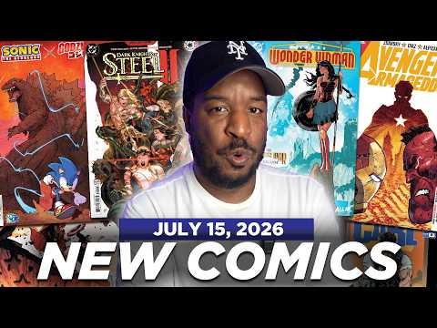 NEW COMIC BOOK DAY 7/15/26 | DARK KNIGHTS OF STEEL II #1, SONIC X GODZILLA #1, WONDER WOMAN #35