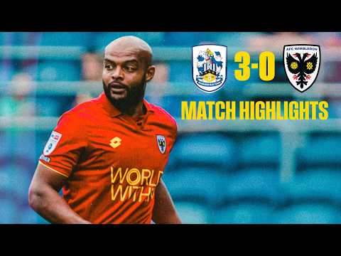 Highlights: Huddersfield 3-0 Wimbledon | League One 🟡🔵