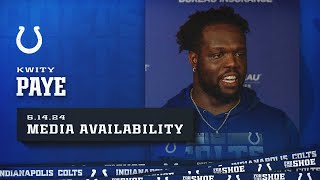 May 14, 2024 | Kwity Paye Media Availability by Indianapolis Colts 963 views 16 hours ago 7 minutes, 9 seconds