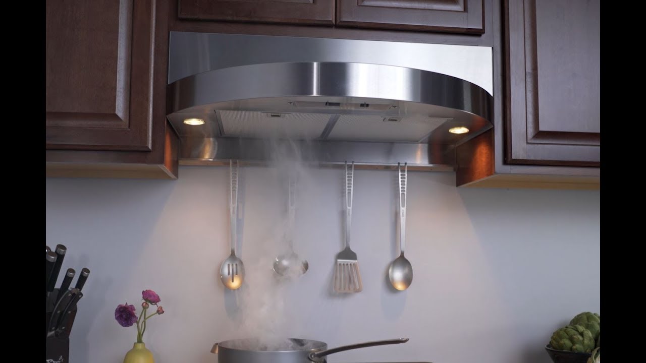 Zephyr Tamburo Under-Cabinet Range Hood - YouTube