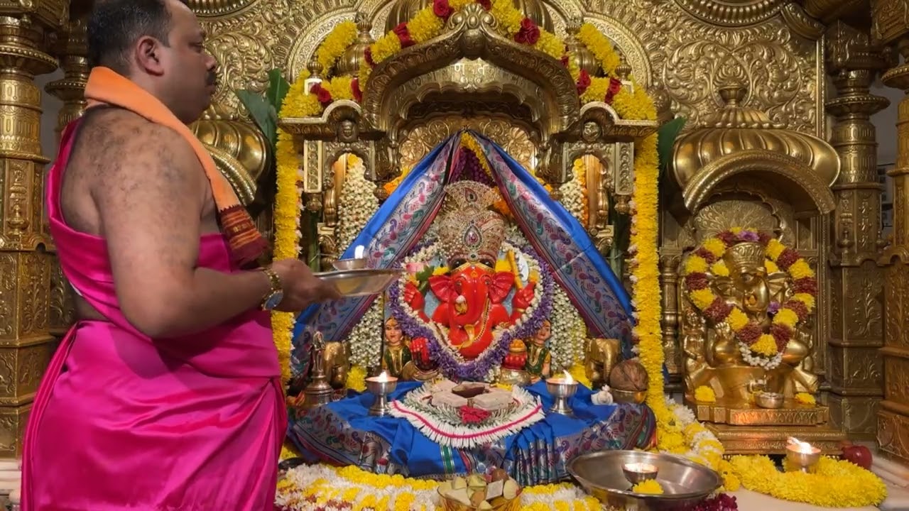 श्री सिद्धिविनायक LIVE आरती दर्शन | Siddhivinayak Ganpati Dadar Aarti🙏🏻 ०७/०३/२०२६🛕