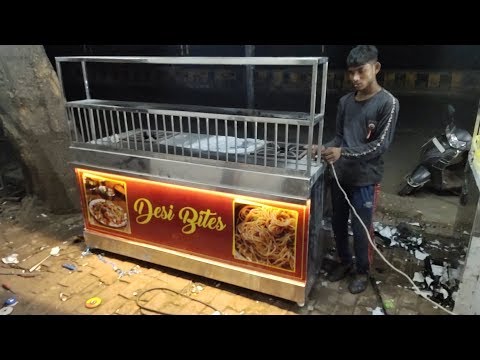 stainless-steel-fast-food-counter-with-led