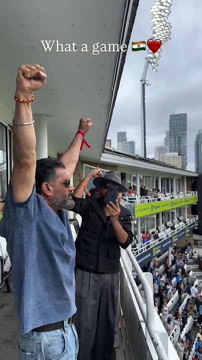 Suniel Shetty DANCES with joy as India wins the last test match against England #shorts #indvseng