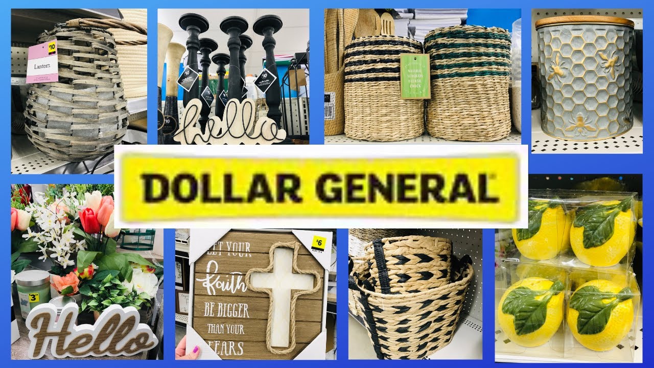 LOOK WHAT’S NEW AT DOLLAR GENERAL 🌸SPRING HOME DECOR KITCHEN DECOR