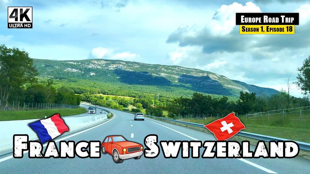 Breathtaking Beauty of Europe - Scenic Drive from Lyon 🇫🇷 to Geneva🇨🇭| Europe Road Trip, S1 Ep18