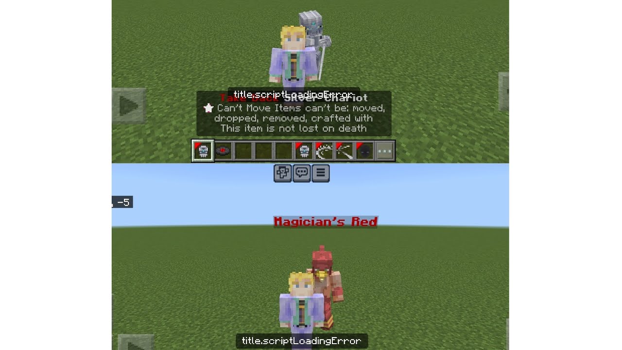 STAND DISC ADDON REWORK SILVER CHARIOT AND MAGICIAN RED - YouTube