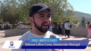 Jornada deportiva "Parque Abierto" se desarrollo en El Palqui