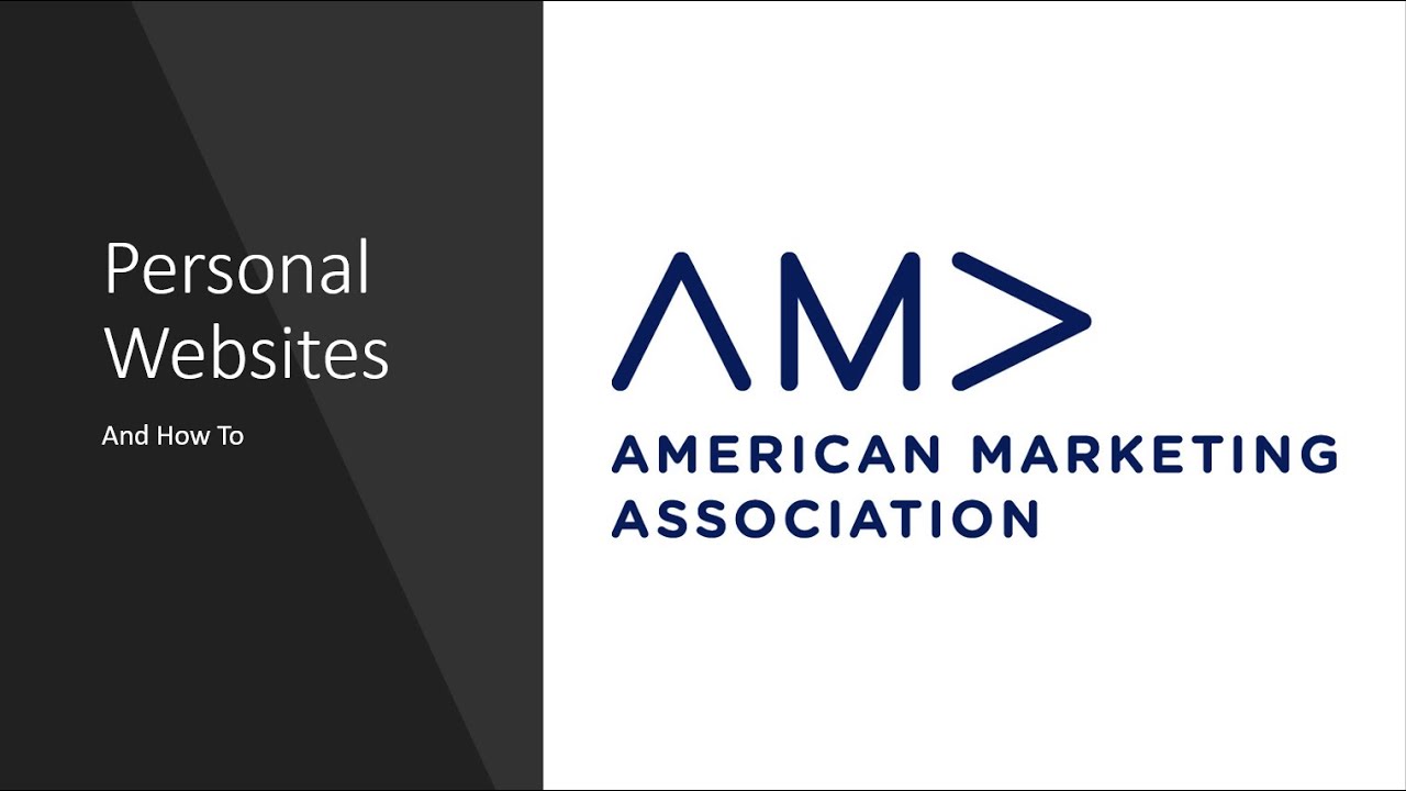 Personal Website Workshop Guide with AMA UCF!