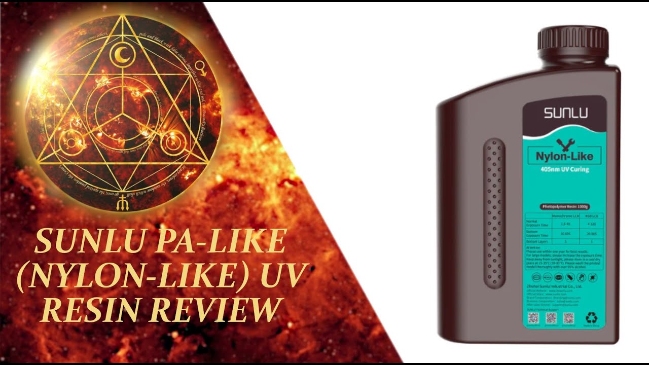 SUNLU PA-like (Nylon-like) UV resin review
