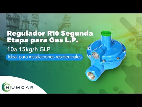 Regulador de gas GLP | Humcar R10 | para segunda etapa - YouTube