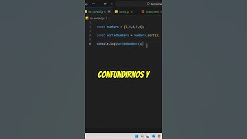 Ordenando un Array de Números #programacionfuncional  #developer #dominicode