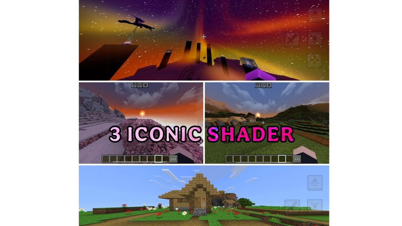 "😱 Top 3 Best Epic Shaders For Minecraft PE 1.21 (2025)🔥! - YouTube