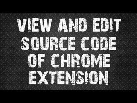 ვიდეო: როგორ ცვლით წყაროს კოდს Chrome-ში?