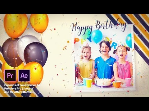 Premiere-Pro-Templates-Review:-Happy-Birthday-Free-Font-⭐️⭐️⭐️⭐️⭐️