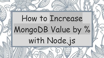 How to Increase MongoDB Value by % with Node.js