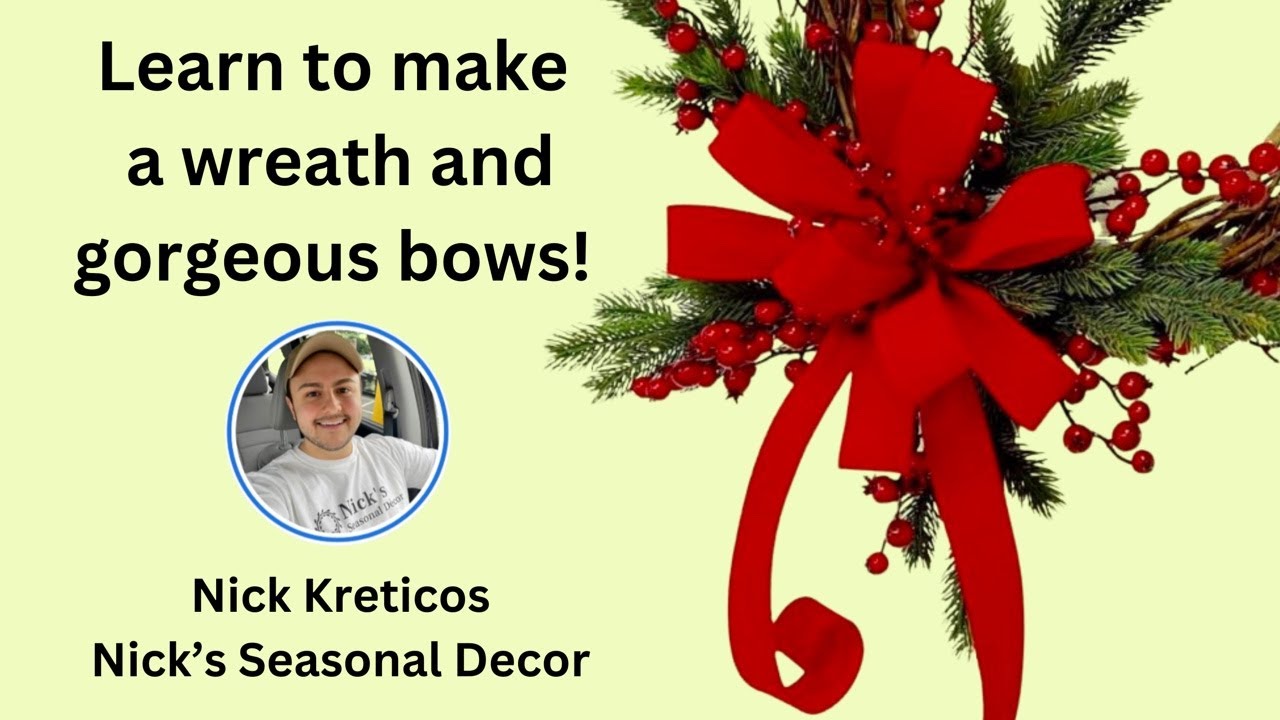 Join Nick Of Nick's Seasonal Decor Live YouTube