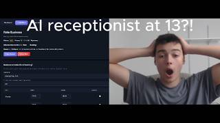 I Built This AI Receptionist Dashboard at 13 (Full Walkthrough)