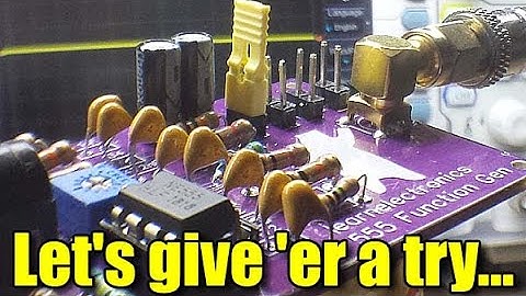 555 Timer based function generator v1 Not off to a great start